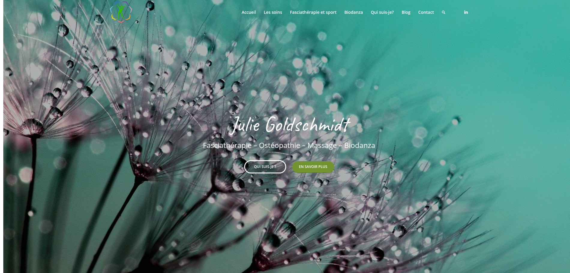 Capture d'écran de l'accueil de Univerfascia